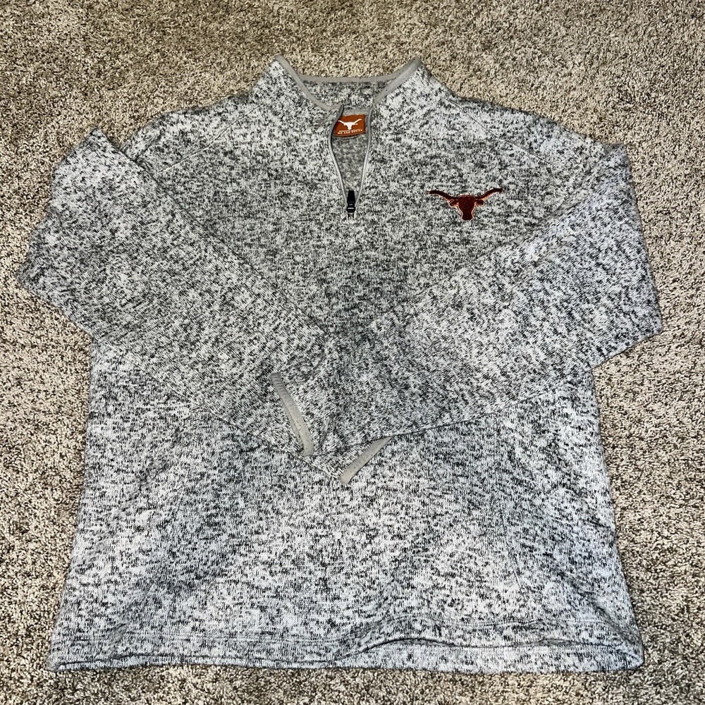 Champion Texas Longhorns Stadium Arctic 1/4 Zip Fleece